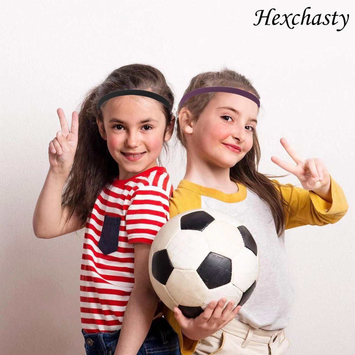 Hexchasty flatlay showing all nine colors for outfit coordination and sharing