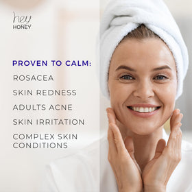 Hey Honey Relax with honey and propolis ingredients displaying natural soothing benefits