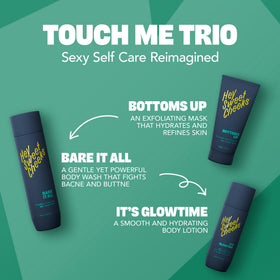Hey Sweet Cheeks on bathroom shelf amidst towels suggesting lifestyle ease