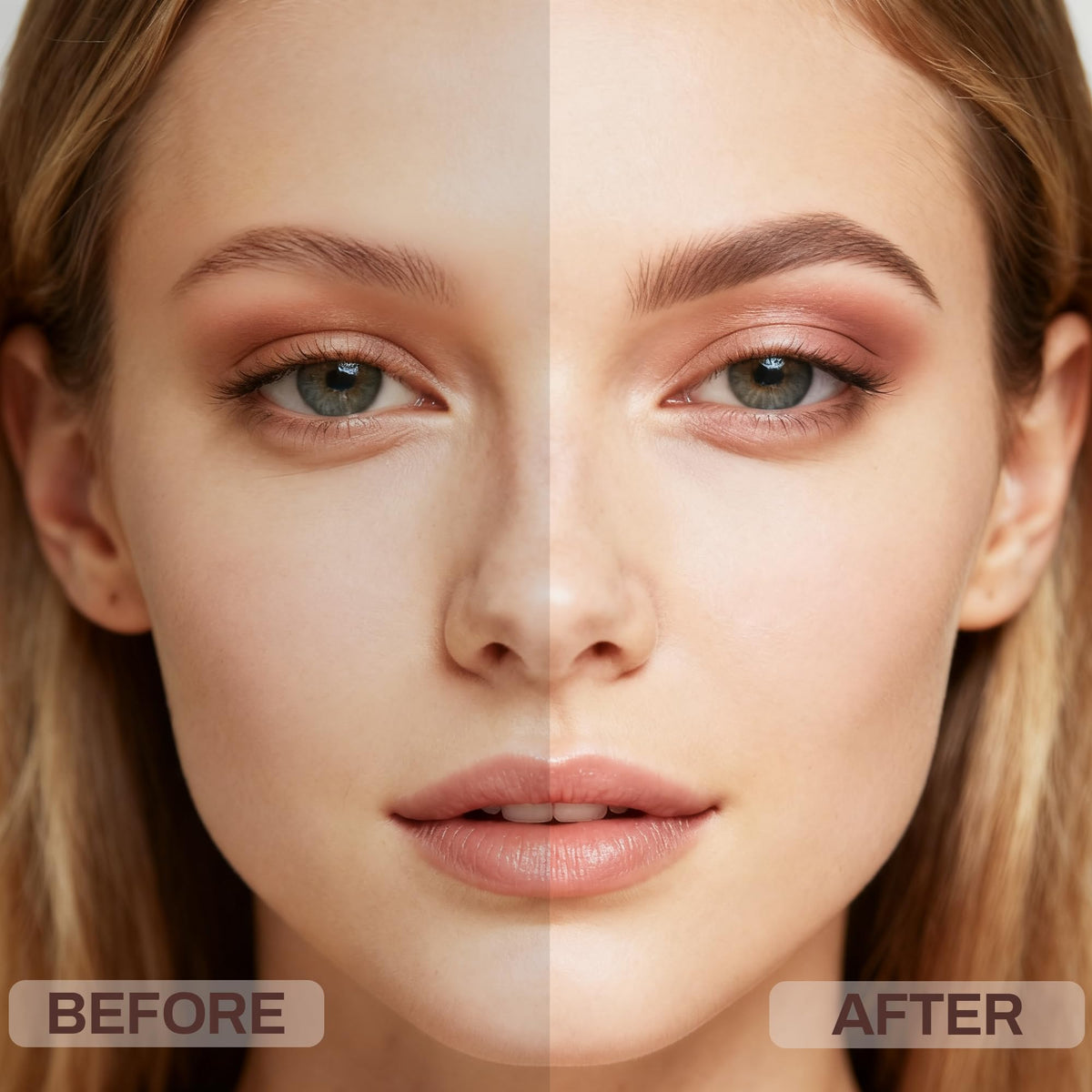 HeyBeauty angled wax tip texture, smooth fill for natural brows