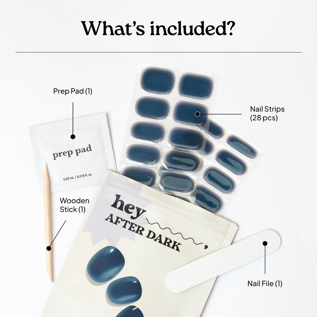 heyhae hand applying strip demonstrating quick, no-lamp use benefit