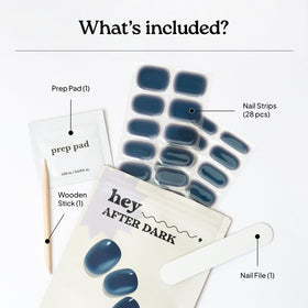 heyhae hand applying strip demonstrating quick, no-lamp use benefit