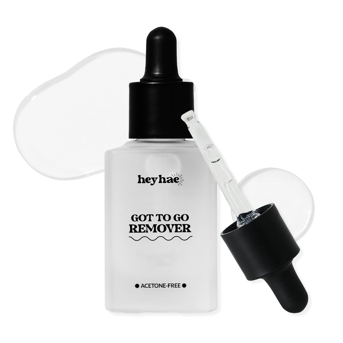 heyhae bottle front view showing label and compact design for easy storage