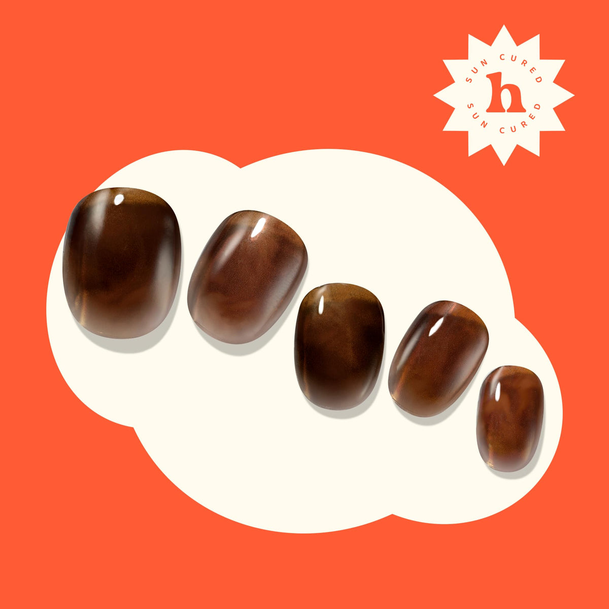 heyhae filed nail edge after application showing neat finish and secure adhesion