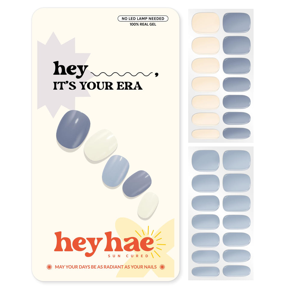 heyhae front package showing blue and white strips and tools, clear product overview