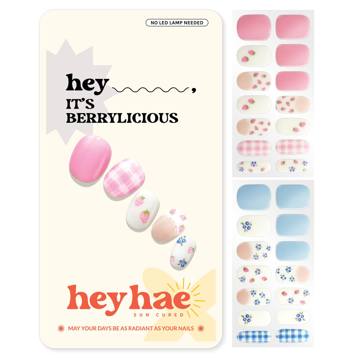 heyhae front packaging showing kits and benefits of easy at-home application