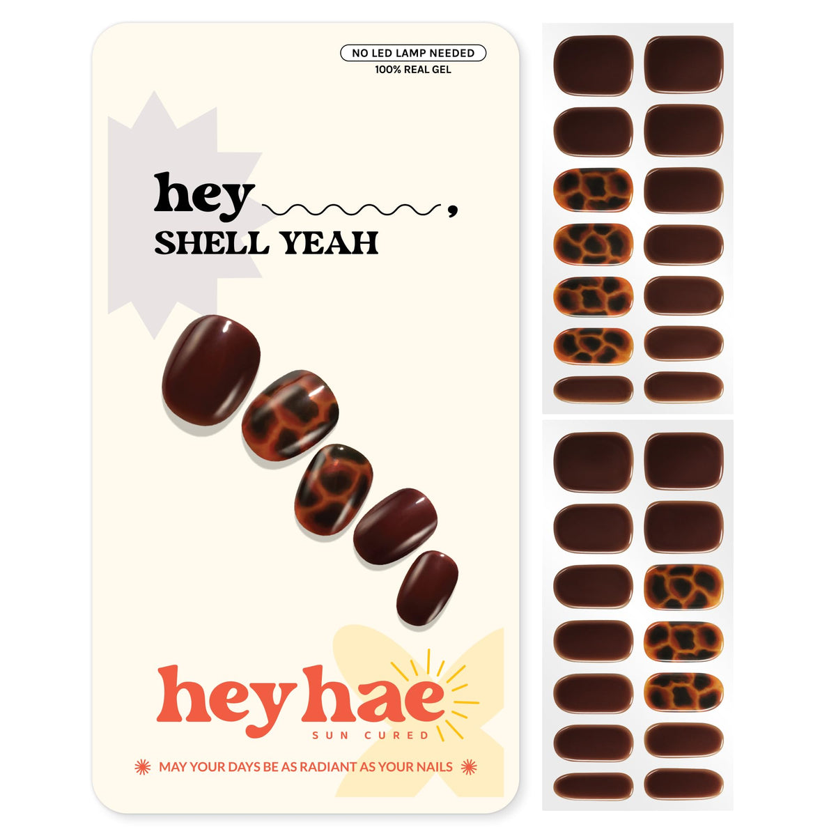 heyhae front packaging showing fall marble design and what’s included, highlights convenience