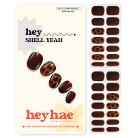 heyhae front packaging showing fall marble design and what’s included, highlights convenience