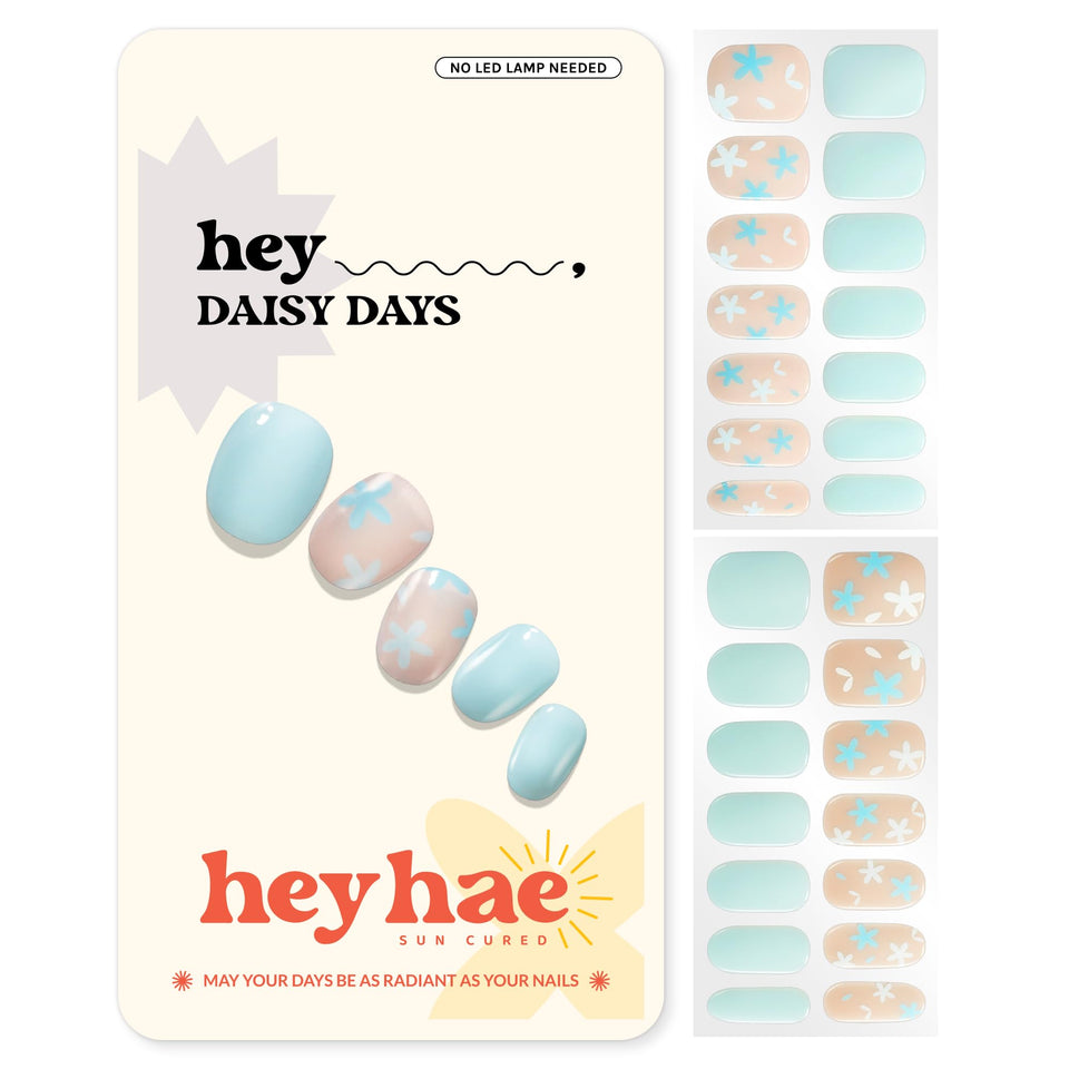 heyhae front packaging showcasing Hey, Daisy Days design and easy application