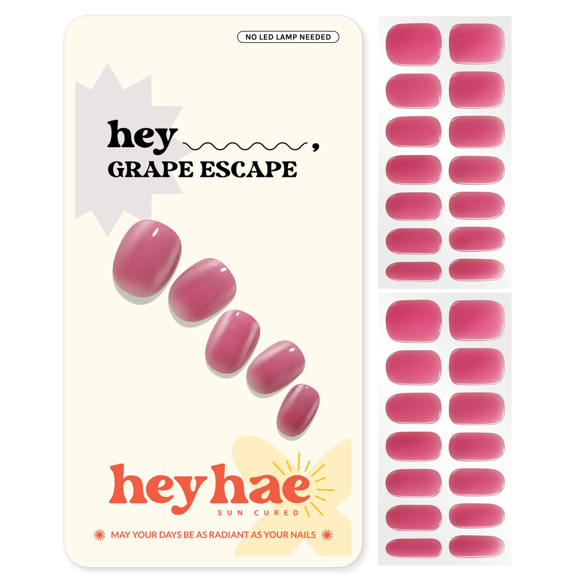 heyhae front packaging showing kit contents and color benefit easy salon look