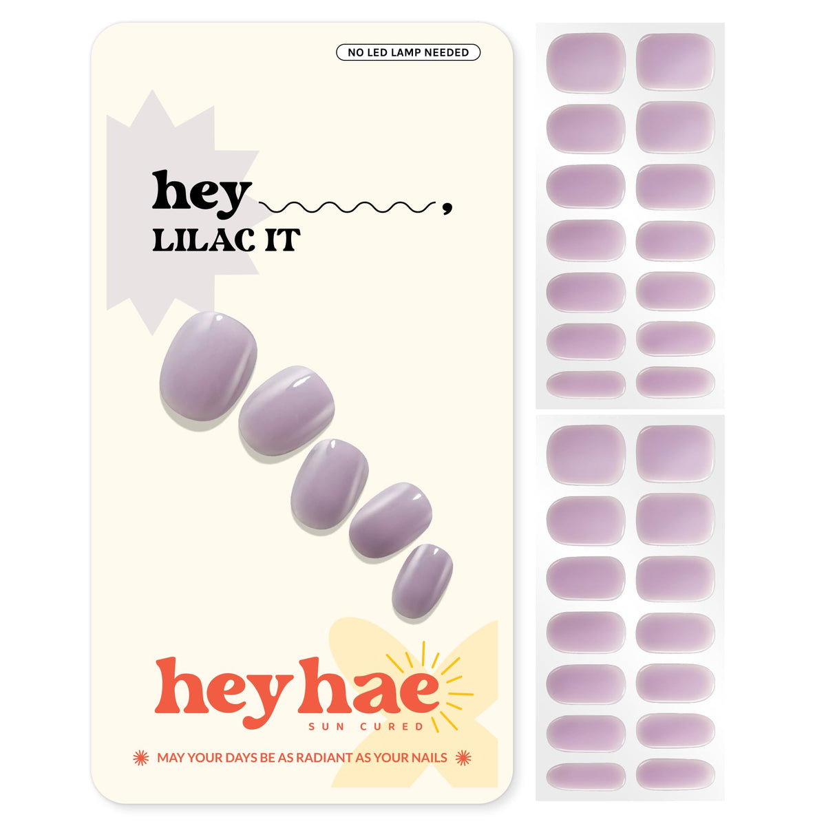 heyhae front packaging showing kit contents and easy application benefit