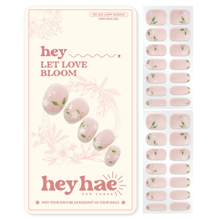 heyhae front packaging showing pink floral design and kit benefit