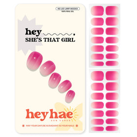 heyhae front packaging showing pink ombre design and kit benefits