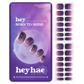 heyhae front packaging showing purple ombre and kit benefit