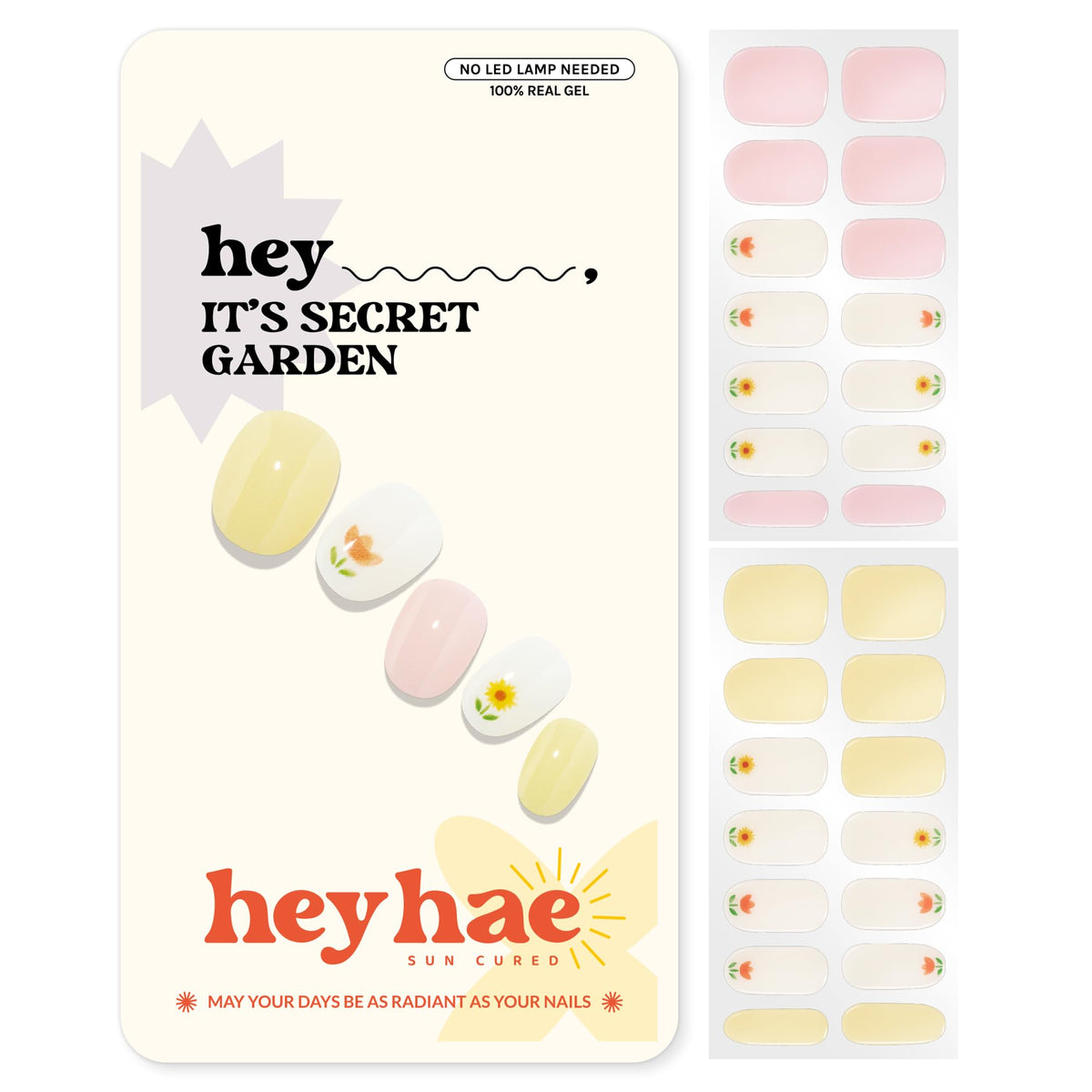 heyhae front packaging showing Secret Garden kit and benefit of complete set