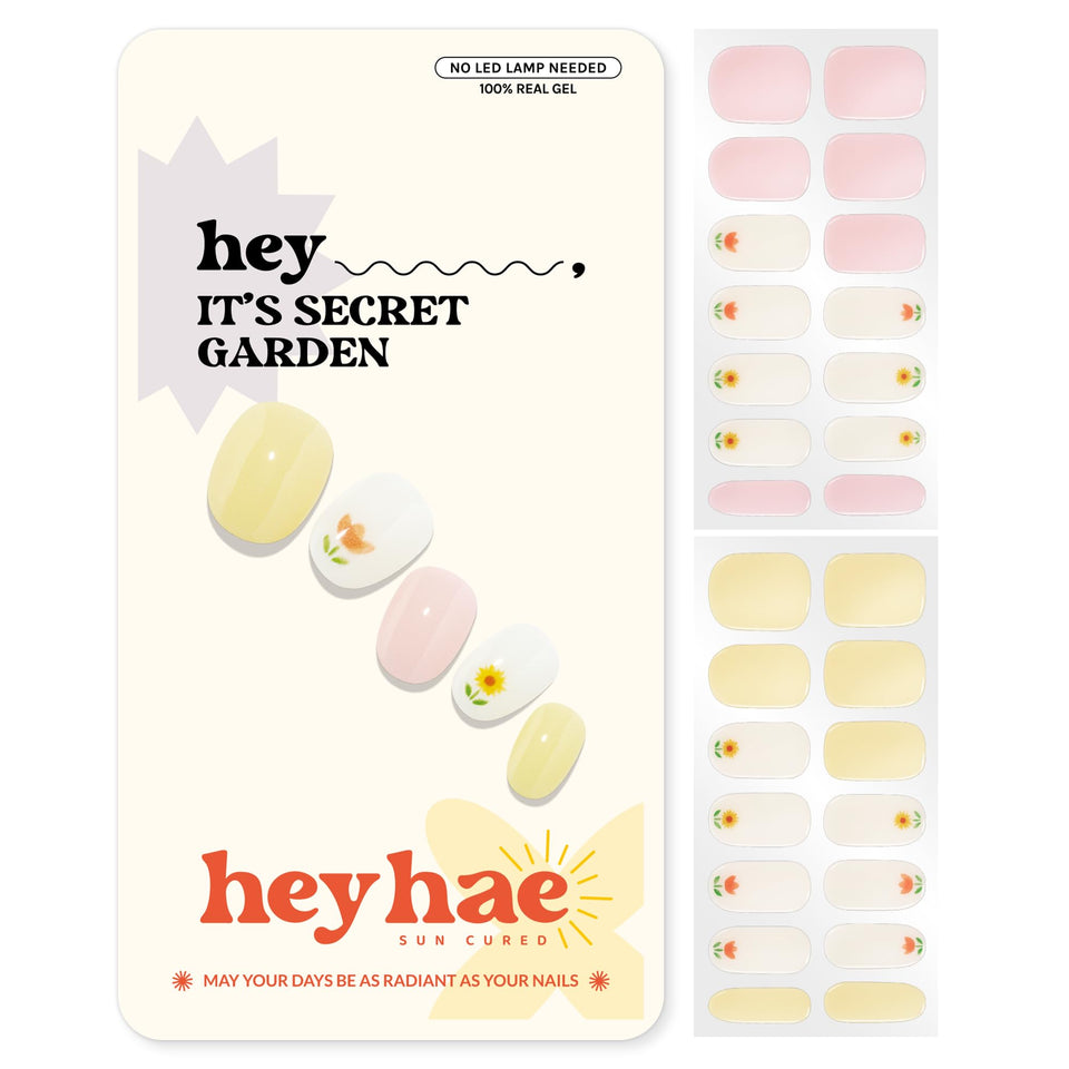 heyhae front packaging showing Secret Garden kit and benefit of complete set