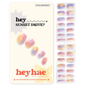 heyhae front packaging showing sunset drive design and clear kit contents