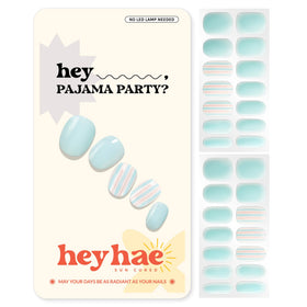 heyhae front packaging showing kit contents and calm blue design benefit convenience