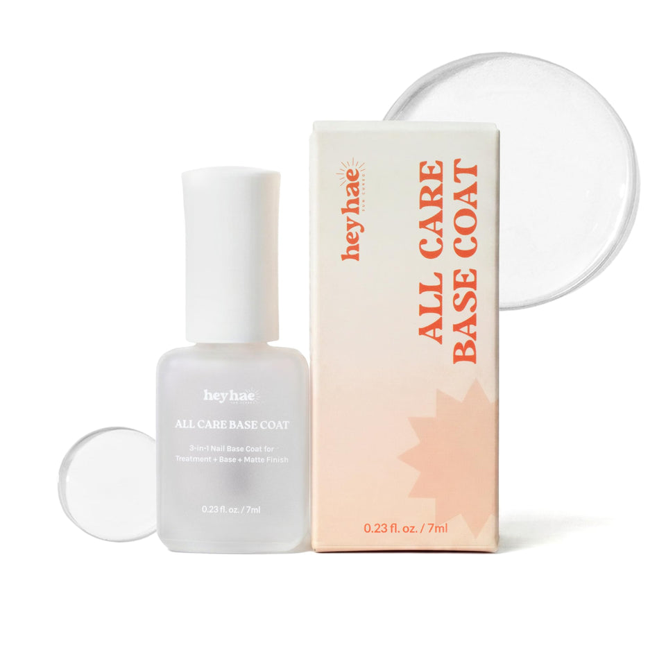 heyhae front packaging showing bottle and matte cap for polished convenience