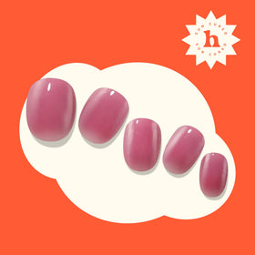 heyhae hand wearing Hey, Grape Escape shade demonstrates polished summer look benefit