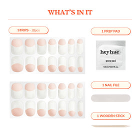 heyhae warming strip in palm to improve flexibility and create a custom fit