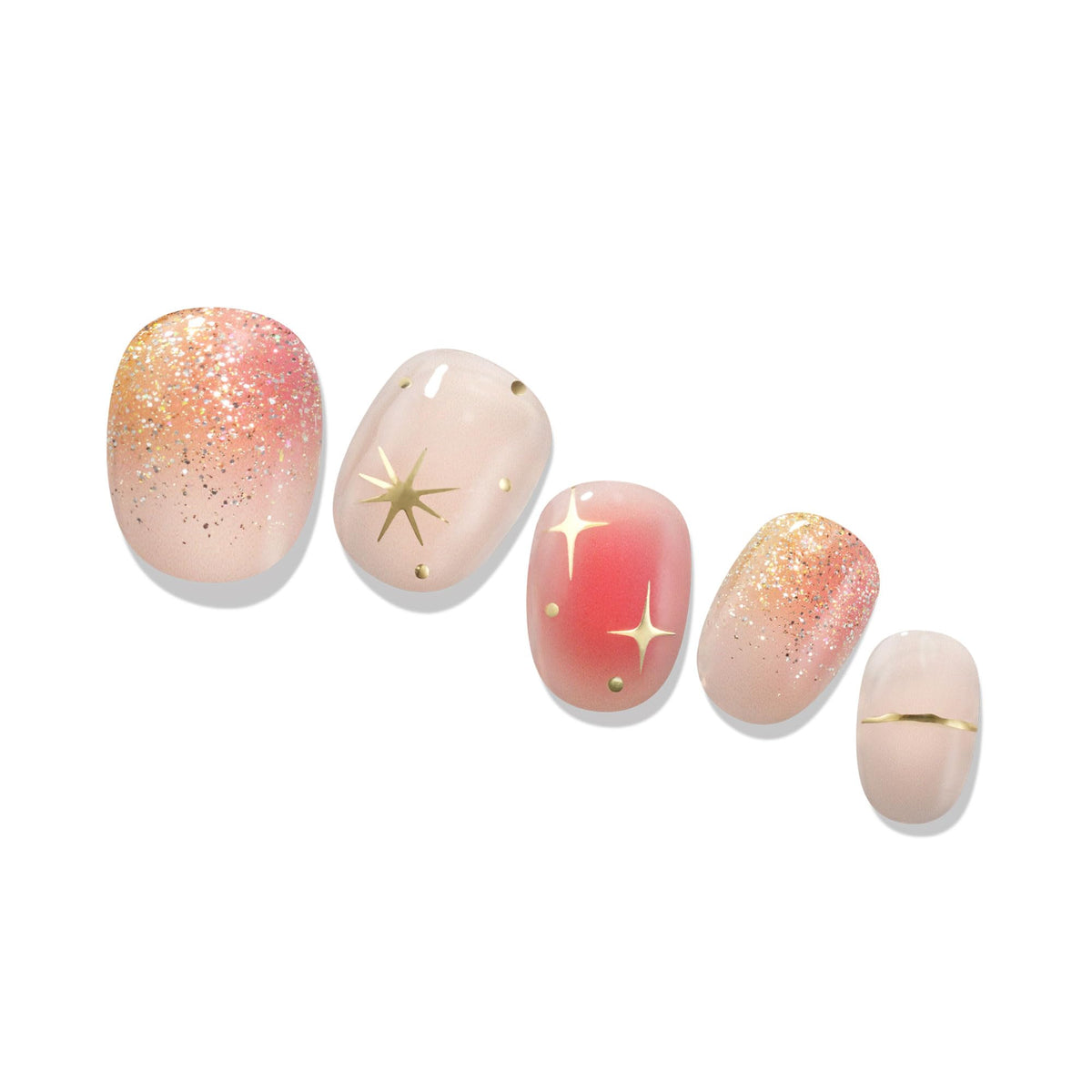 heyhae lifestyle evening look on hands showcasing golden-hour manicure for special events