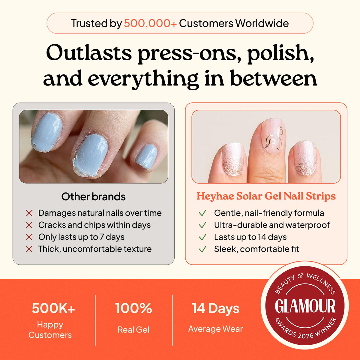 heyhae filing excess strip edge highlighting neat finish and clean salon-quality tips