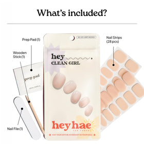 heyhae prep tools included, shows prep pad file and wooden stick