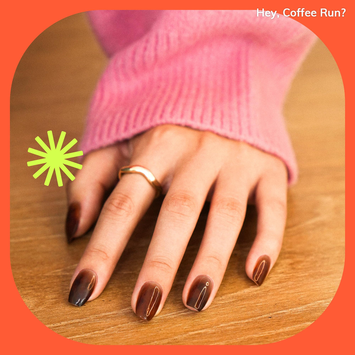 heyhae hand next to a coin to show scale and strip size range for proper fit