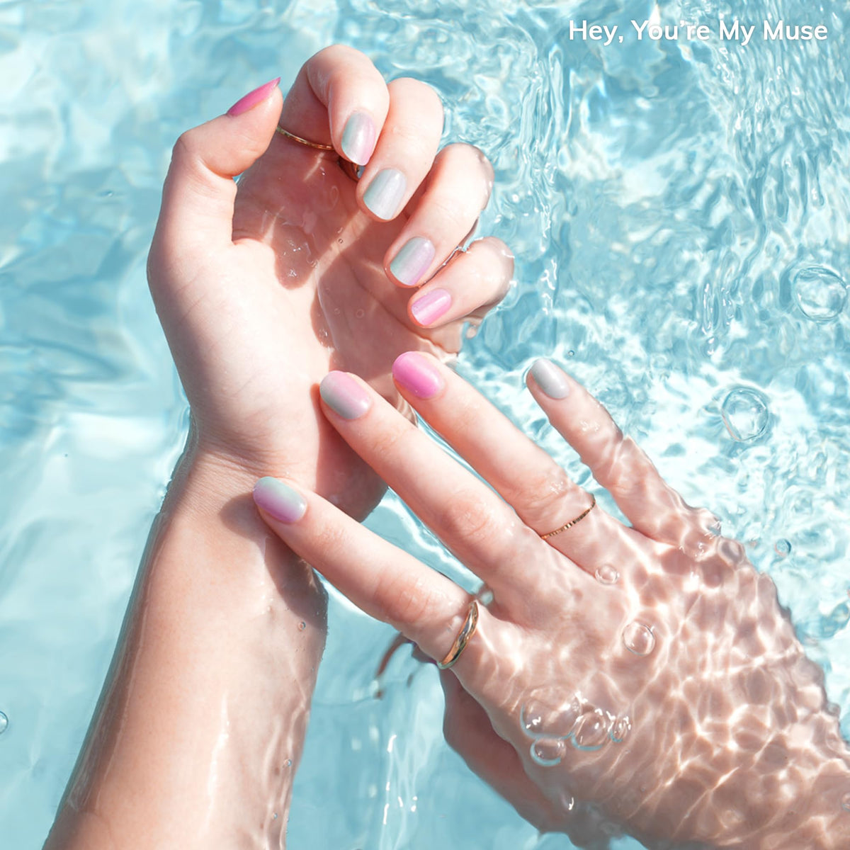 heyhae strips on fingers comparing sizes to fit varied nail shapes for custom fit