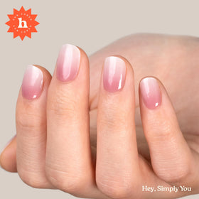heyhae close-up of strip texture highlighting smooth ombré finish