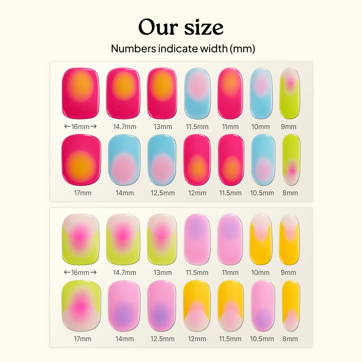 heyhae sun-cured nails showing glossy finish for durable shine benefit