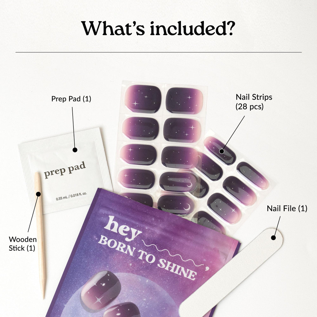 heyhae included tools laid out for easy application benefit