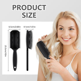 HEZ bristle closeup demonstrating gentle bristles that reduce pulling