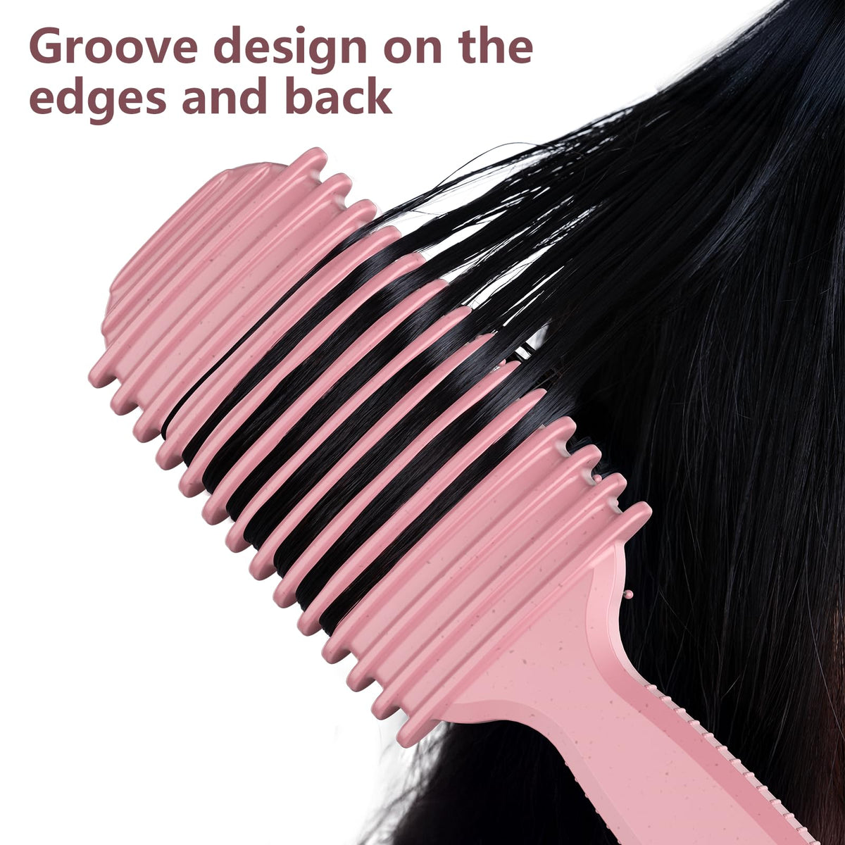 HEZ brush set used at mirror in lifestyle scene, quick touch-ups and polished styles
