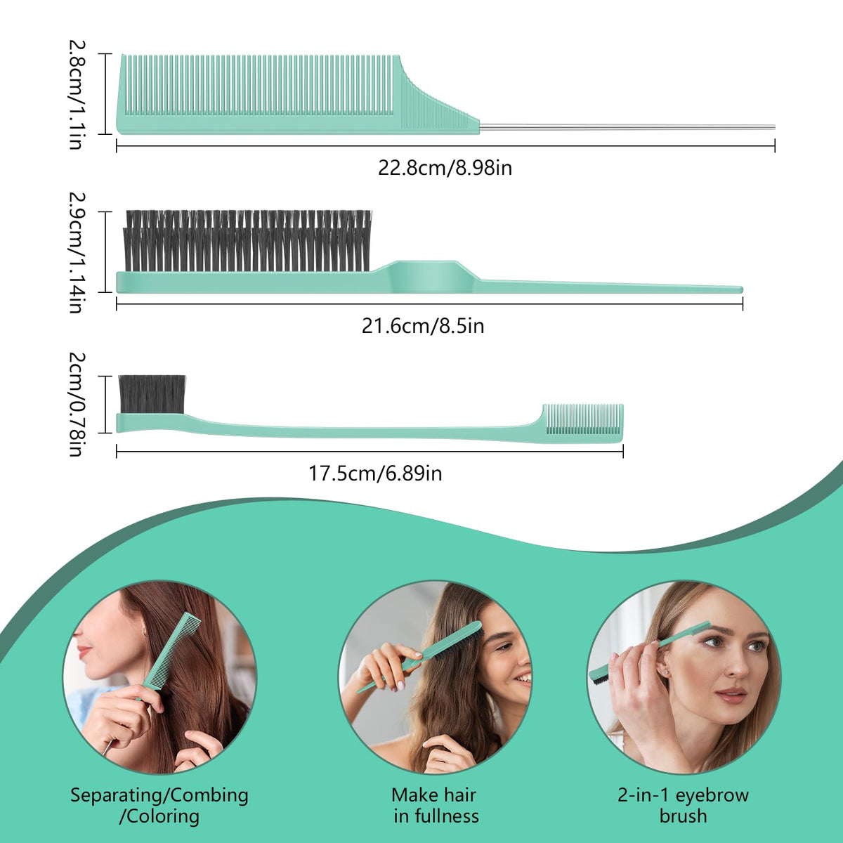 HEZ pin tail comb creating a defined part for accurate sectioning