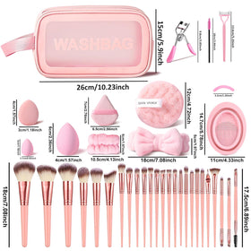 HGHDBT full set arranged to display variety of brushes for versatile looks benefit