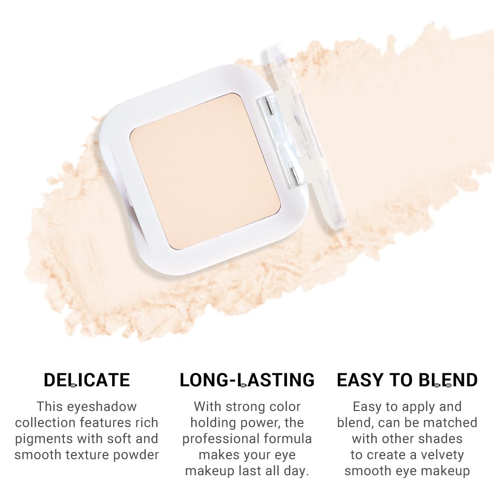 HHLTOH close-up of finely milled matte powder for smooth, even application