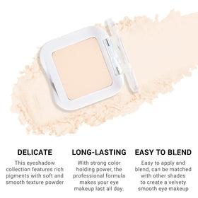 HHLTOH close-up of finely milled matte powder for smooth, even application