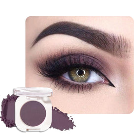 HHLTOH eggplant matte front pan showing deep mauve color and compact benefit