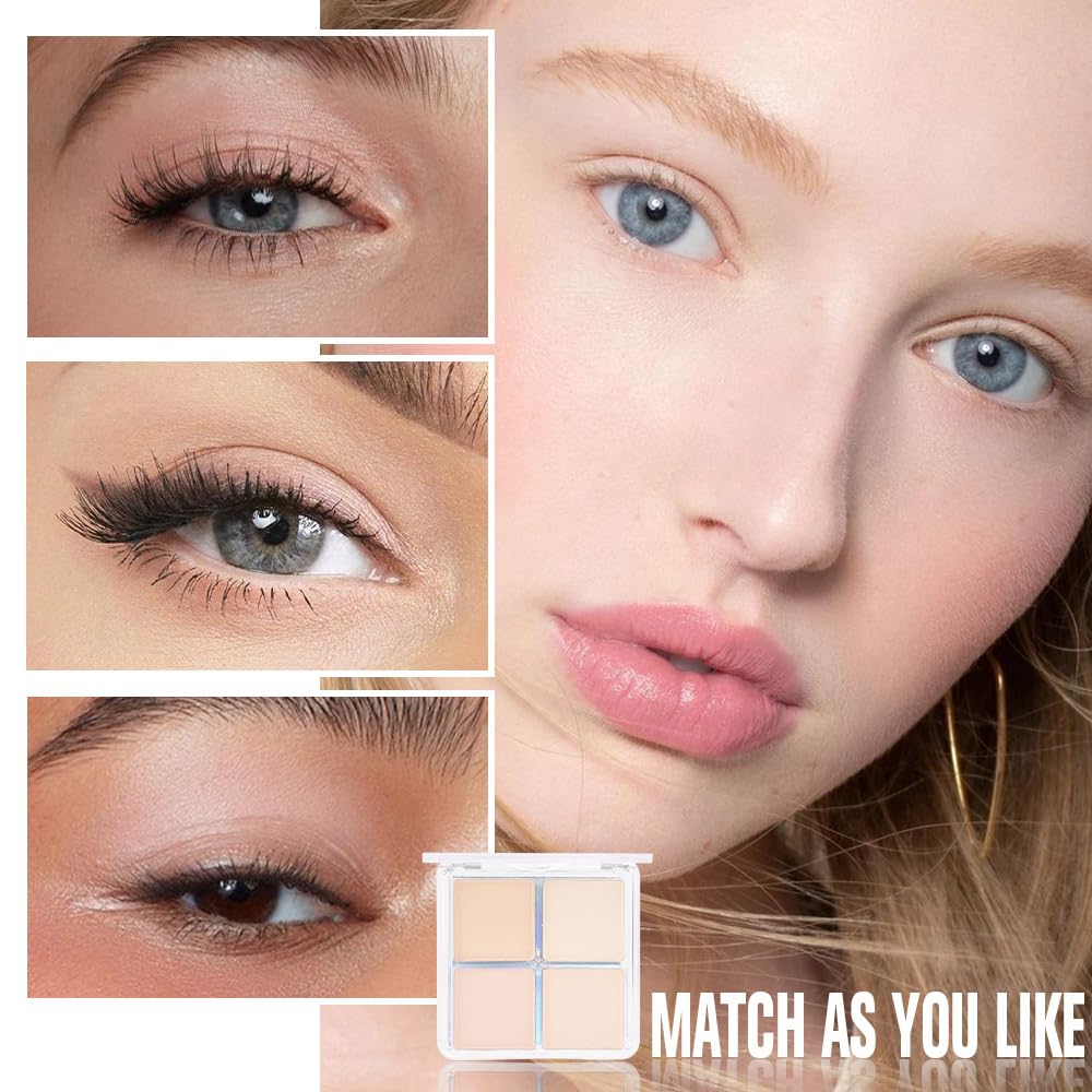 HHLTOH applied on a model eye demonstrating natural everyday brightness benefit