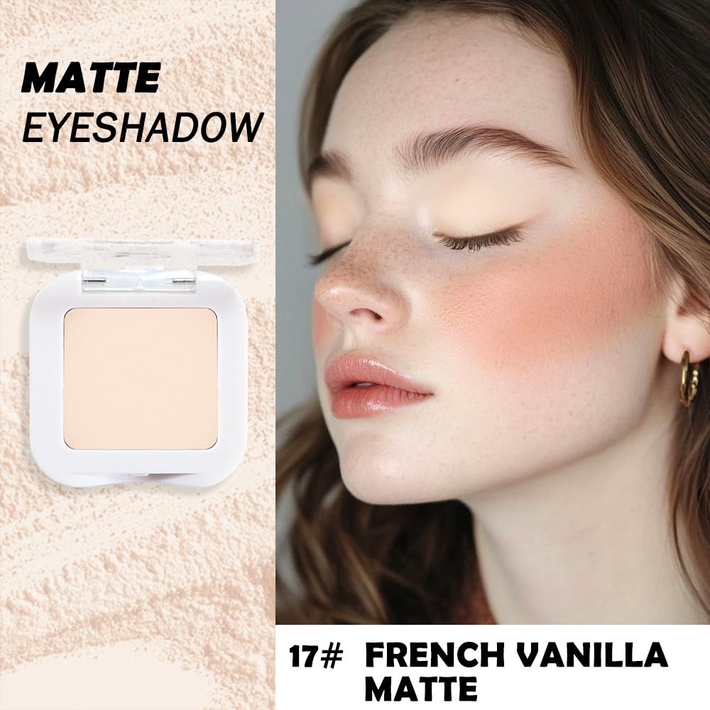 HHLTOH open palette top view displaying seven matte light beige and ivory shades