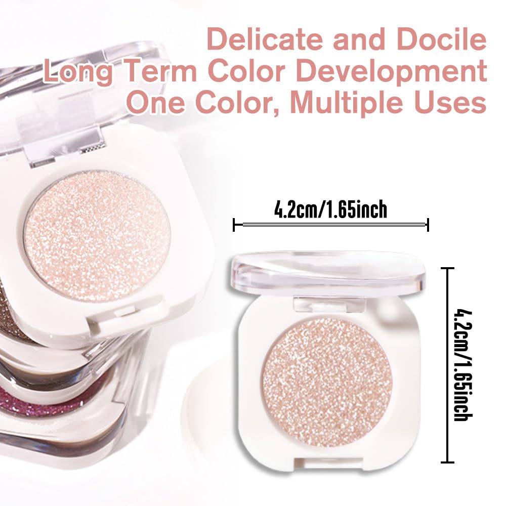 HHLTOH layered over brown shadow creating dimensional shimmer benefit
