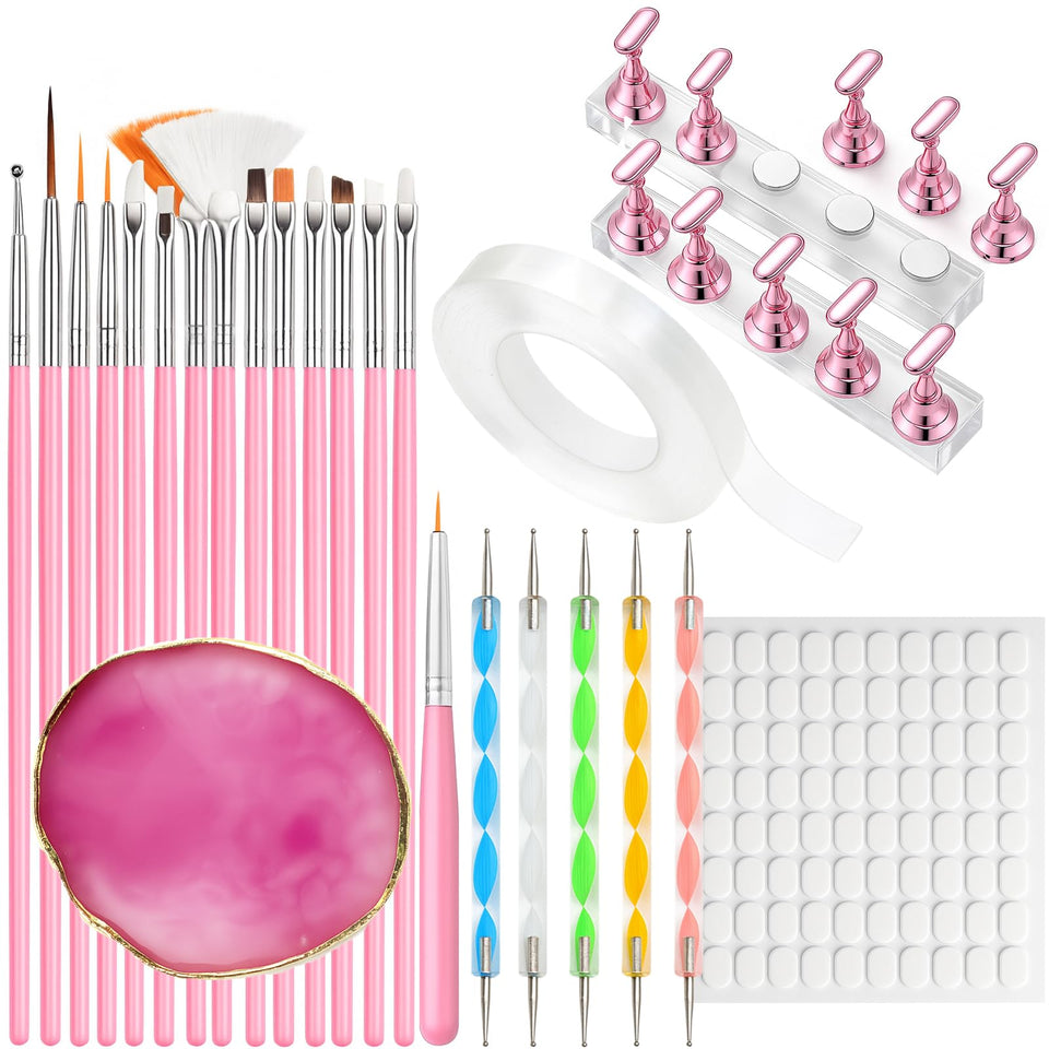 HHOOMY kit overview layout showing all tools for efficient nail design