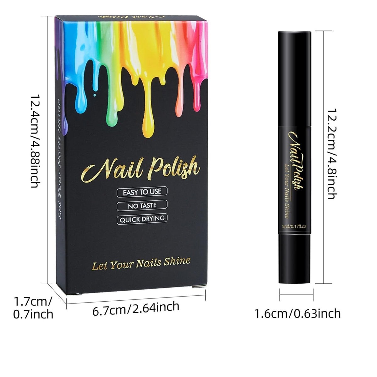HHZEYLE pens inside a travel makeup bag for quick touch-up convenience