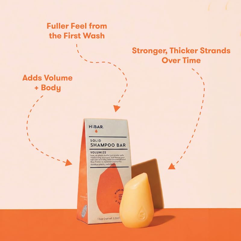 HIBAR lather foam in hand demonstrating concentrated cleansing