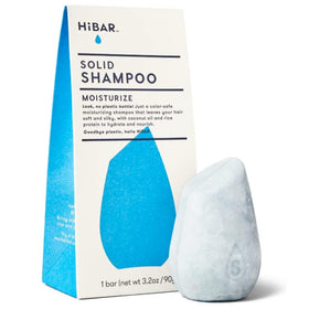 HIBAR front packaging showing plastic-free box and product benefits
