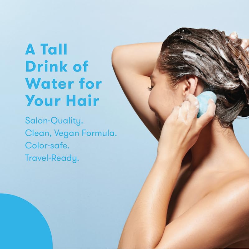 HIBAR bar producing rich lather to cleanse and hydrate hair