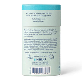 HiBAR next to common items showing size and travel-friendly convenience