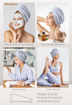 Side-by-side damp hair using Hicober showing faster drying results